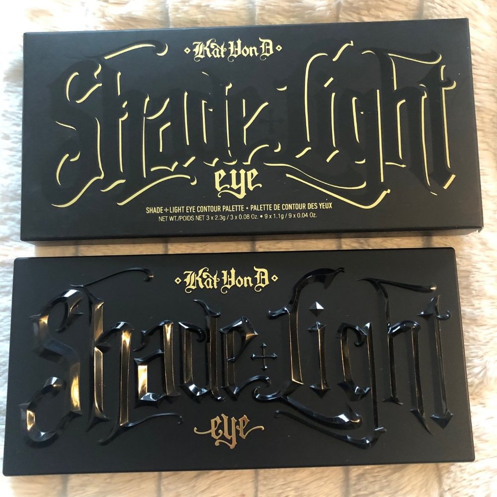 KAT VON D SHADE AND LIGHT EYESHADOW PALETTE!